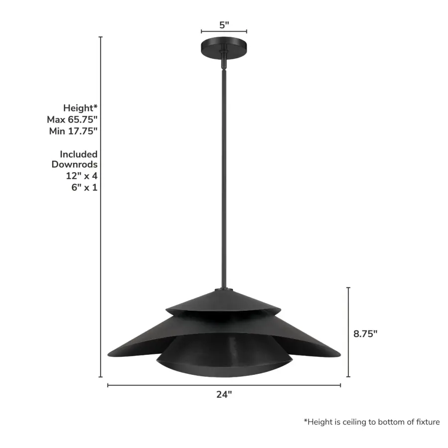 Hiro Extra Large Pendant in Alturas Gold - Image 7