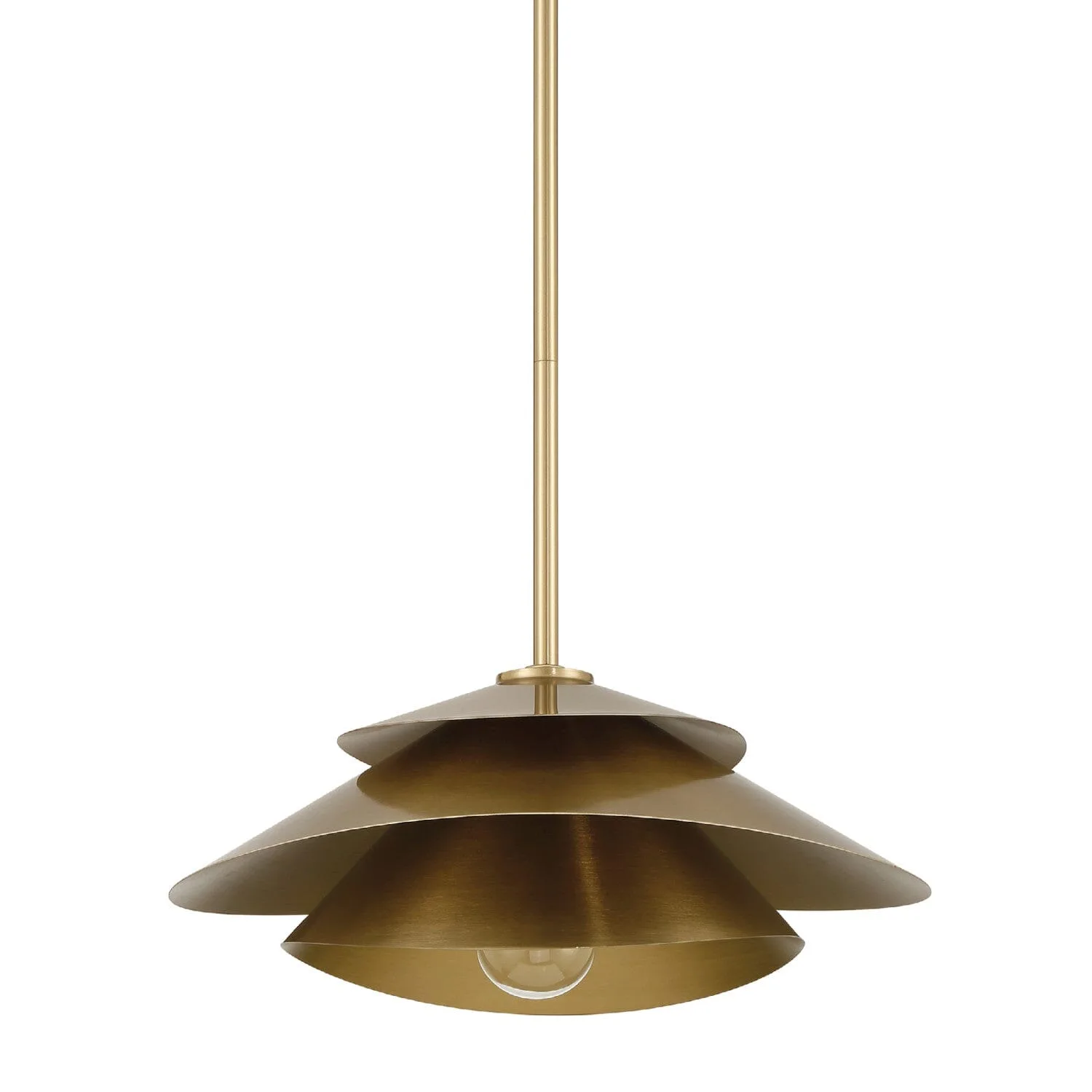 Hiro Large Pendant in Alturas Gold