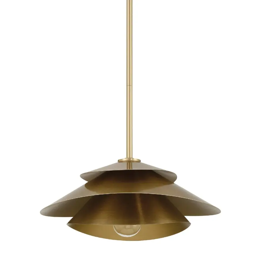 Hiro Large Pendant in Alturas Gold - Image 1