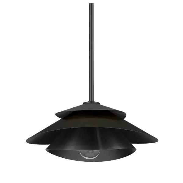 Hiro Large Pendant in Matte Black - Image 15