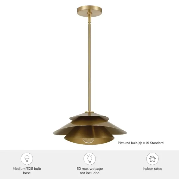 Hiro Large Pendant in Matte Black - Image 5