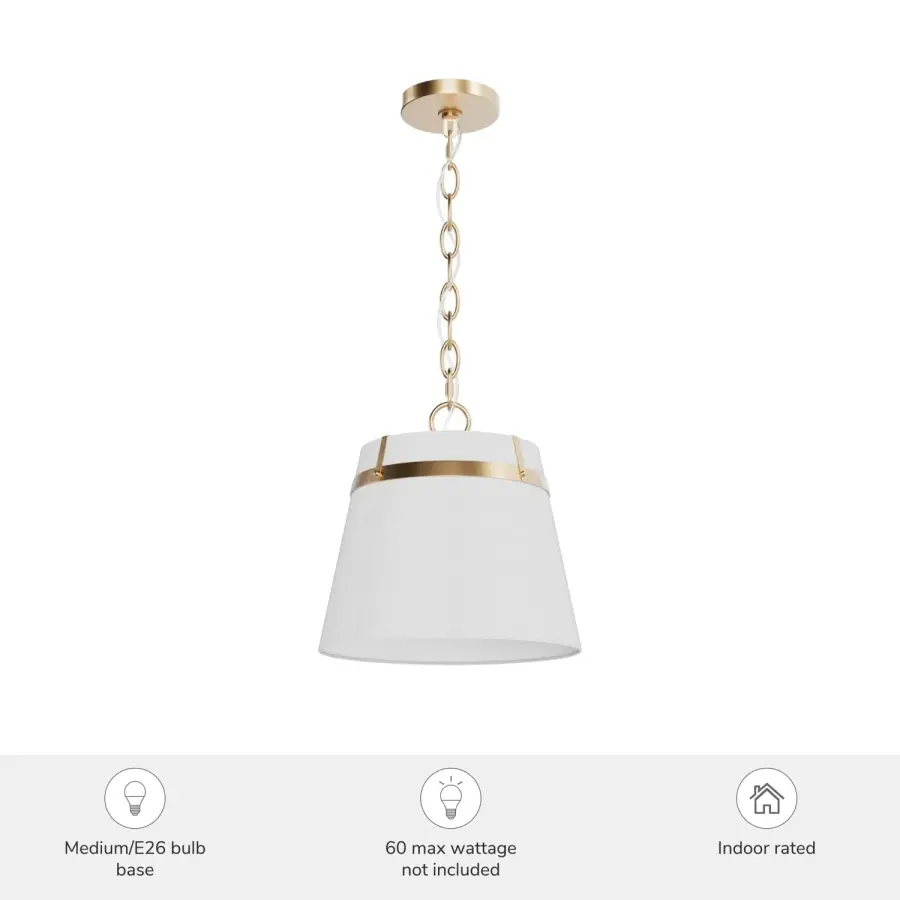 Ada Lee One Light Pendant in Alturas Gold - Image 3