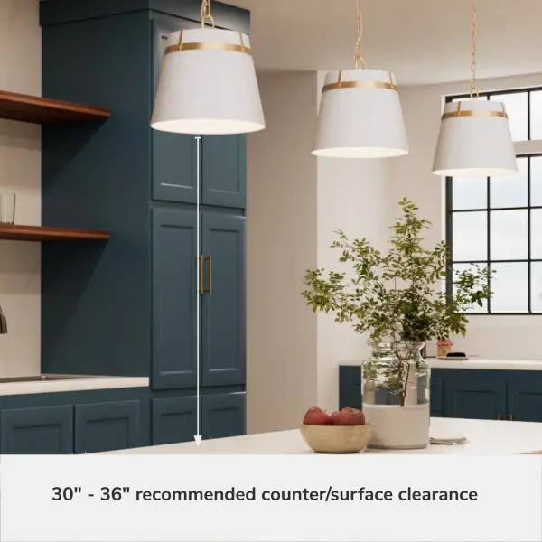 Ada Lee One Light Pendant in Alturas Gold - Image 6