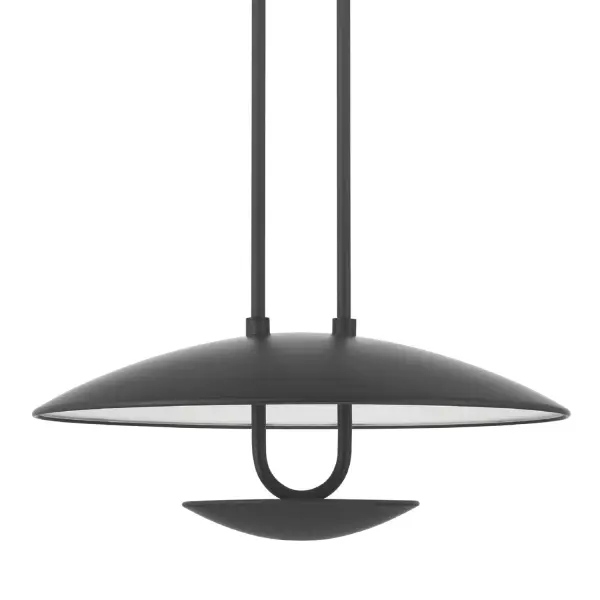 The Sunset Ridge LED Pendant combines modern minimalism with transitional warmth. Its directional shade reflector offers functional flexibility, while the matte black finish and clean lines create sophisticated ambiance in kitchens and dining spaces.