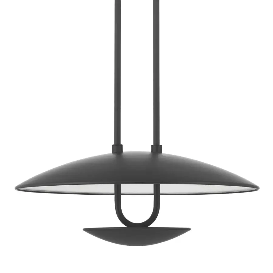 Sunset Ridge LED Pendant in Matte Black - Image 1