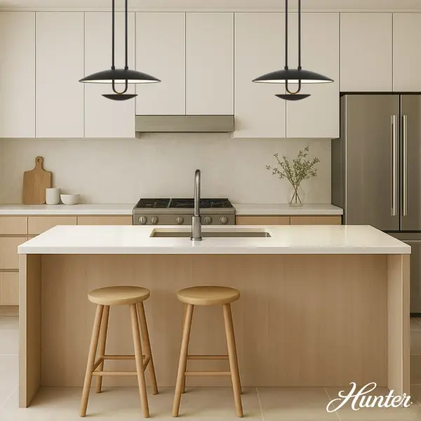 Sunset Ridge LED Pendant in Matte Black - Image 3