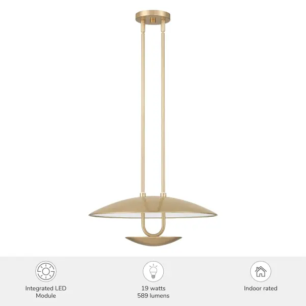 Sunset Ridge LED Pendant in Matte Black - Image 6