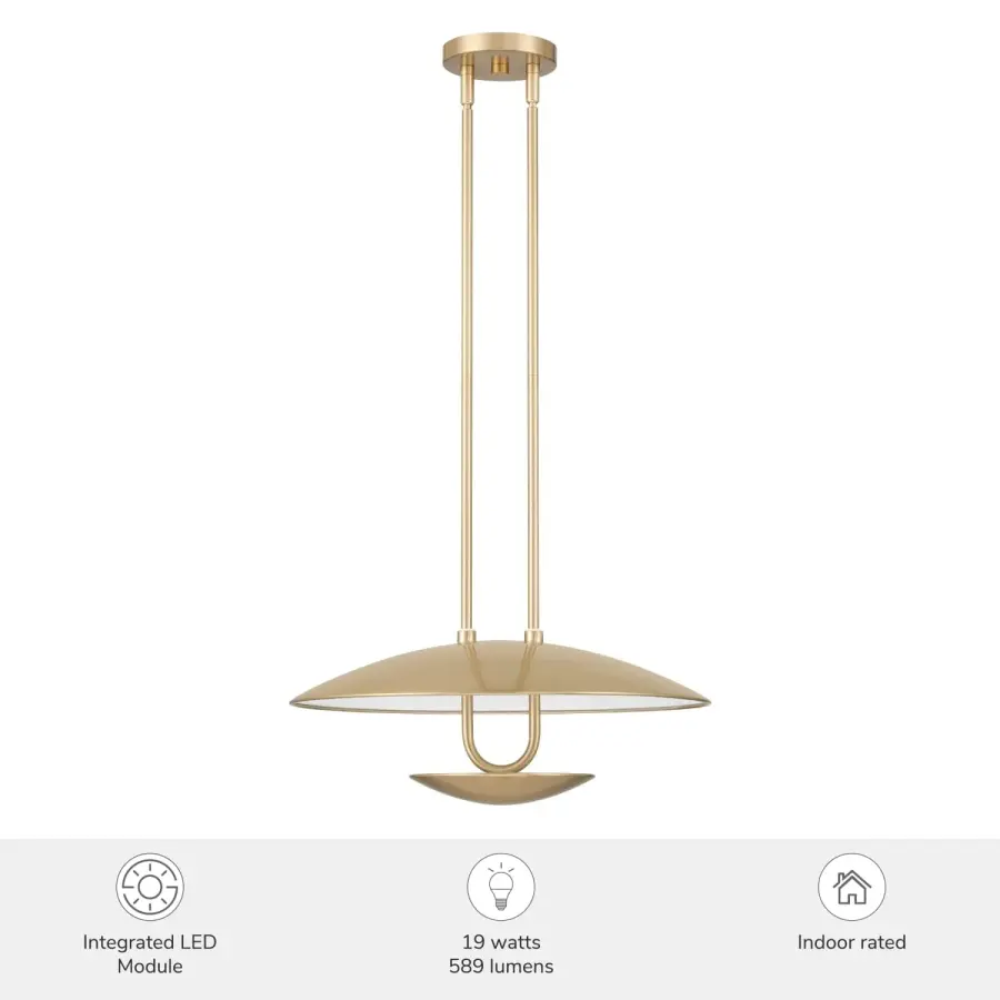 Sunset Ridge LED Pendant in Matte Black - Image 6