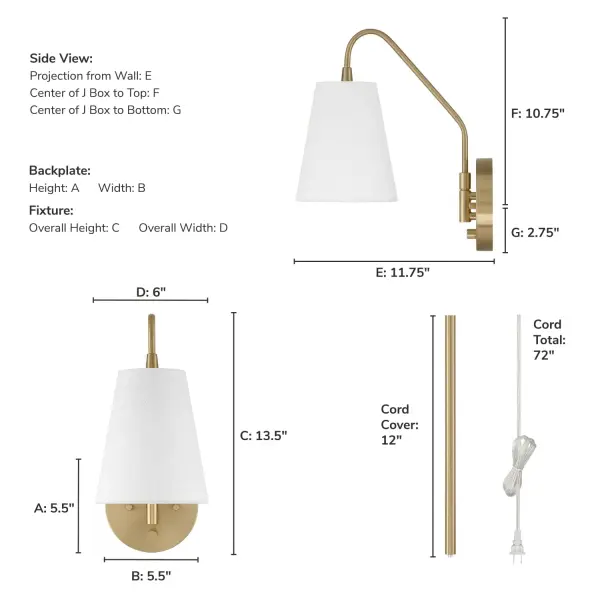 Valley Park One Light Wall Sconce in Alturas Gold - Image 8
