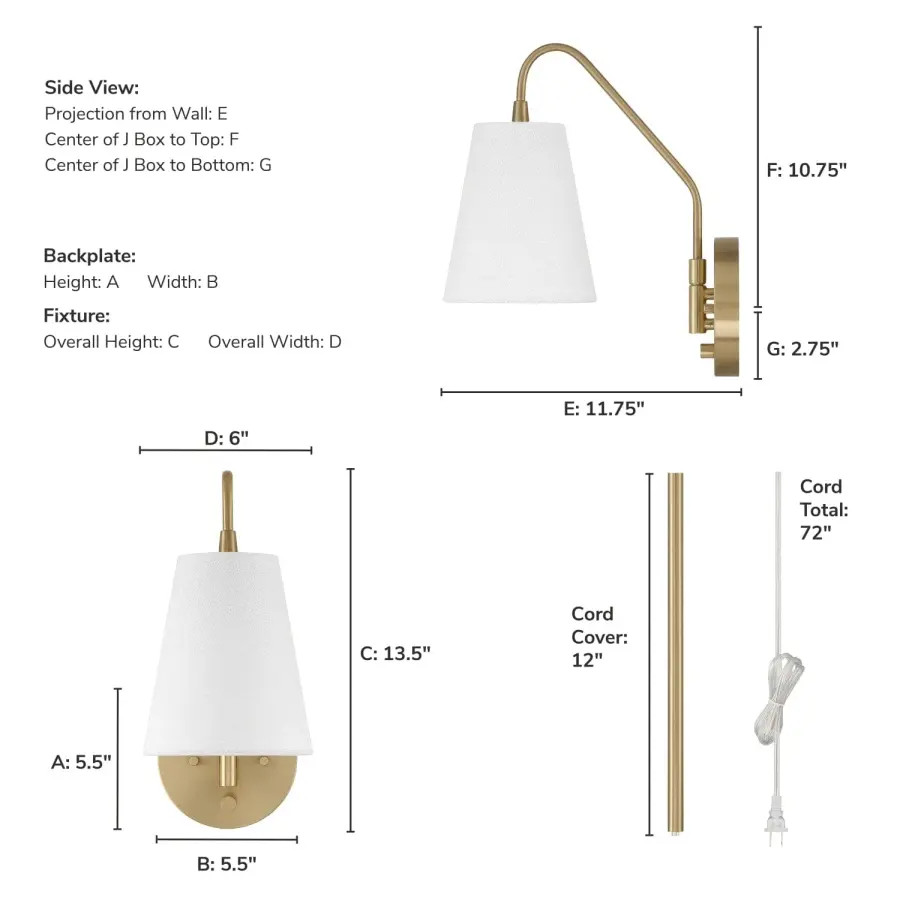 Valley Park One Light Wall Sconce in Alturas Gold - Image 8