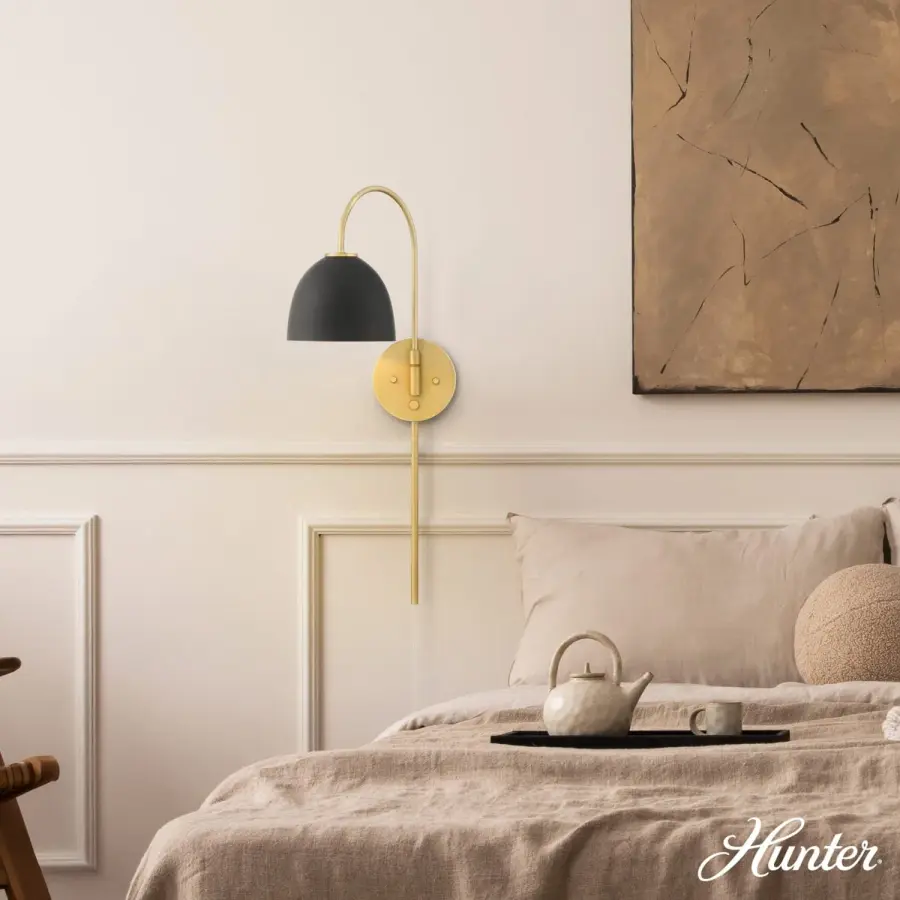 Erling One Light Wall Sconce in Luxe Gold - Image 3