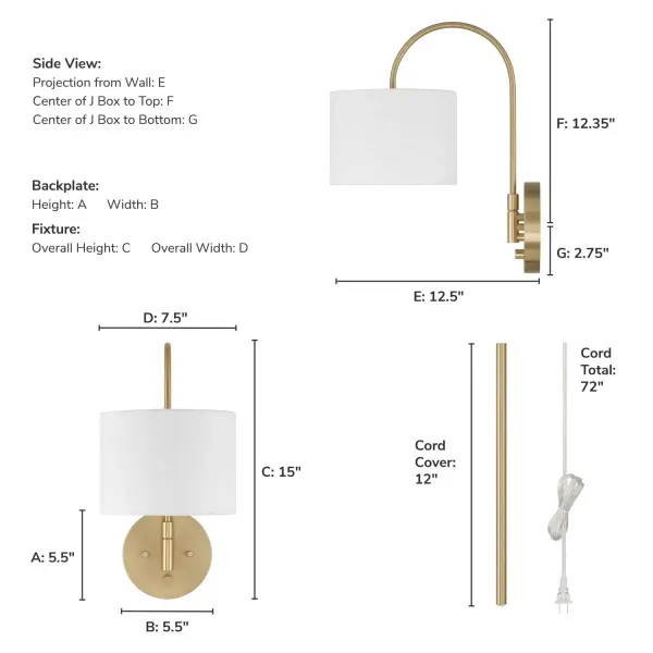Horizon One Light Wall Sconce in Alturas Gold - Image 7