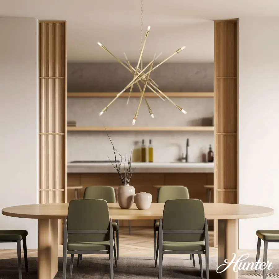 Vicontessa 8-Light Chandelier in Alturas Gold - Image 2