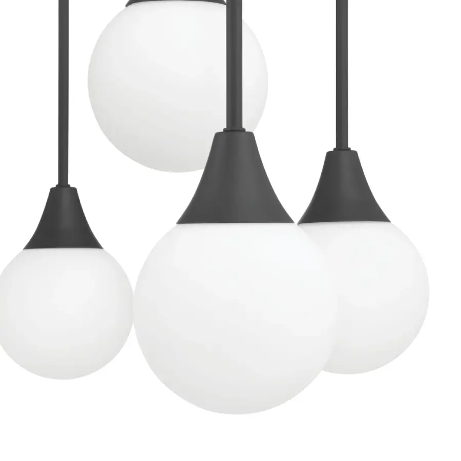 Valadon 9-Light Chandelier in Matte Black - Image 9