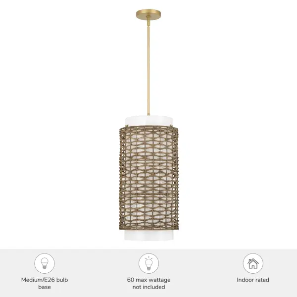 Laila Three Light Pendant in Luxe Gold - Image 3