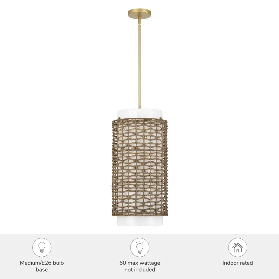 Laila Three Light Pendant in Luxe Gold - Image 3