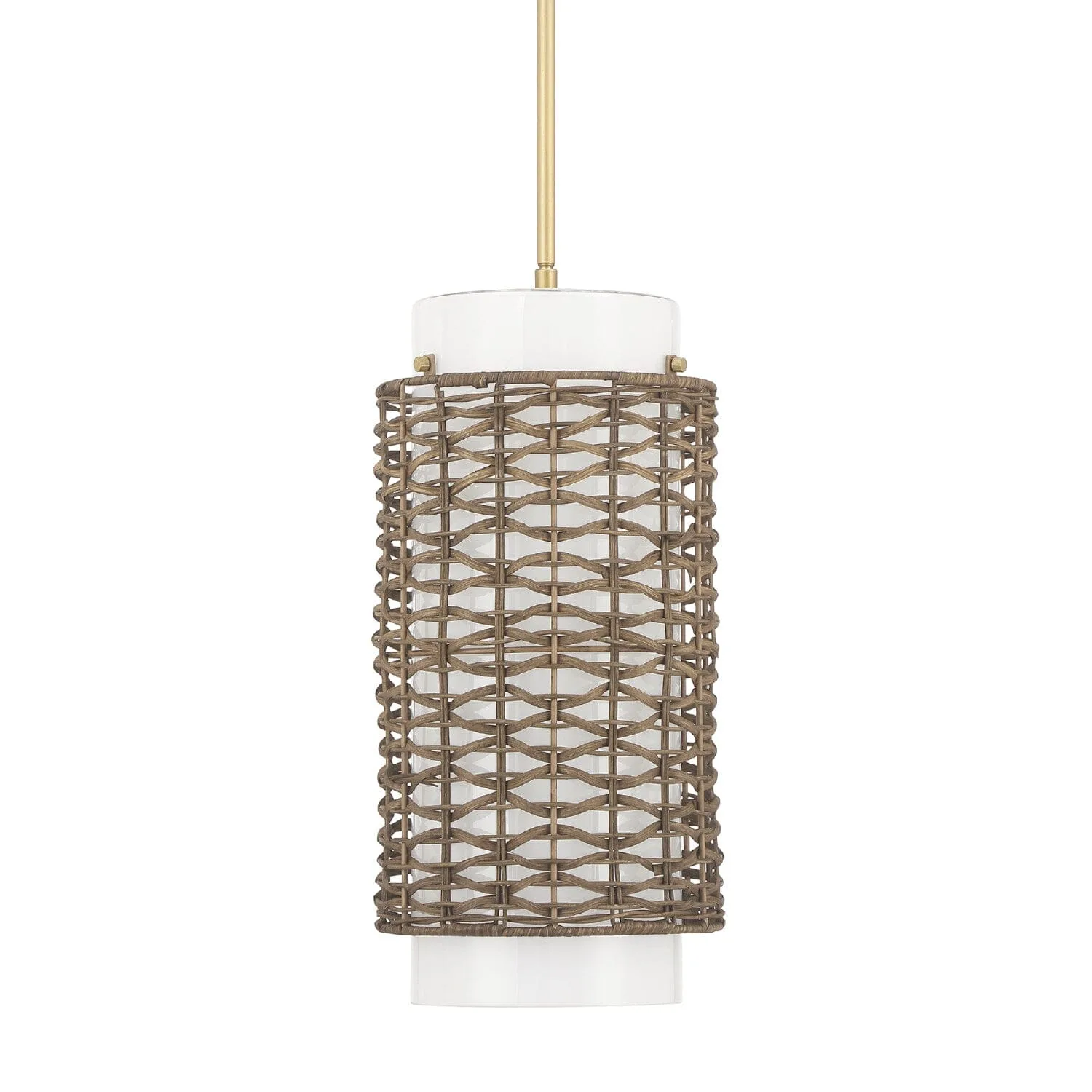 Laila One Light Pendant in Luxe Gold