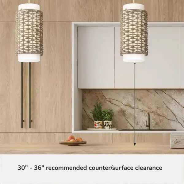 Laila One Light Pendant in Luxe Gold - Image 6