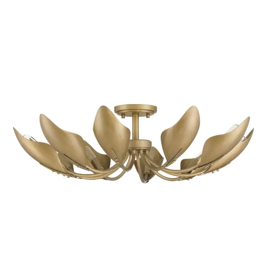 Juneway 10-Light Flush Chandelier in Matte Black - Image 13