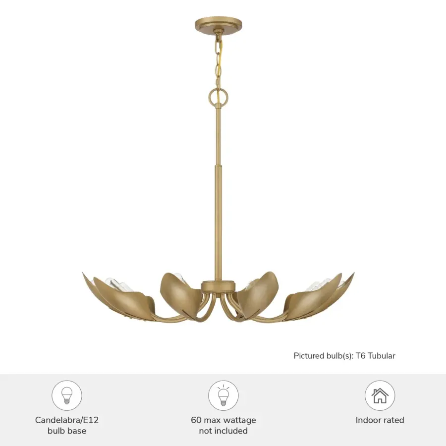 Juneway 10-Light Chandelier in Luxe Gold - Image 6