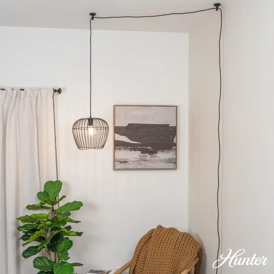 Redding One Light Pendant in Matte Black - Image 2