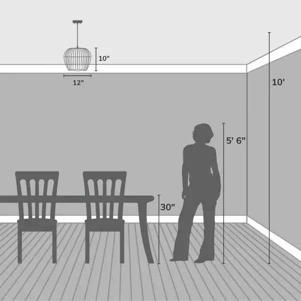 Redding One Light Pendant in Matte Black - Image 5