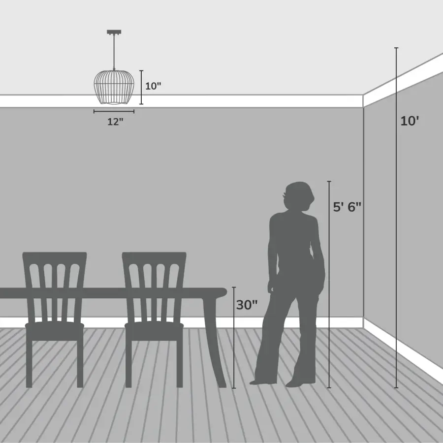 Redding One Light Pendant in Matte Black - Image 5