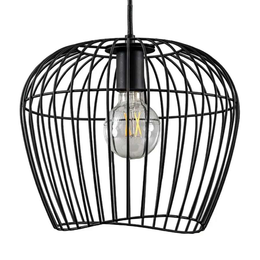 Redding One Light Pendant in Matte Black - Image 7