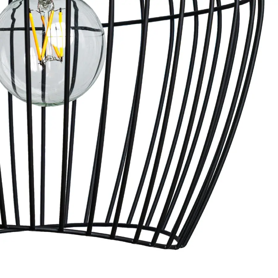 Redding One Light Pendant in Matte Black - Image 9