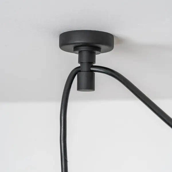Redding One Light Pendant in Matte Black - Image 10