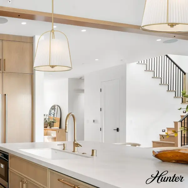 Atmore Three Light Pendant in Alturas Gold - Image 2