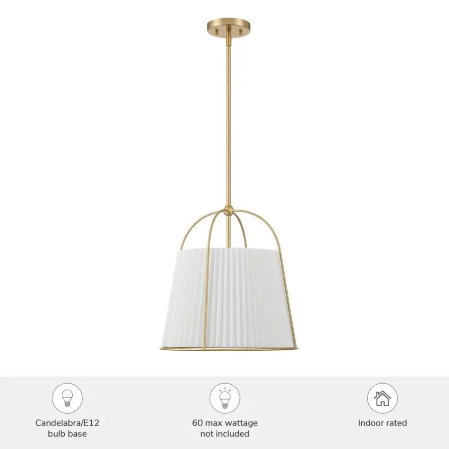 Atmore Three Light Pendant in Alturas Gold - Image 3