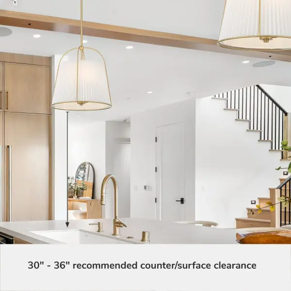Atmore Three Light Pendant in Alturas Gold - Image 6
