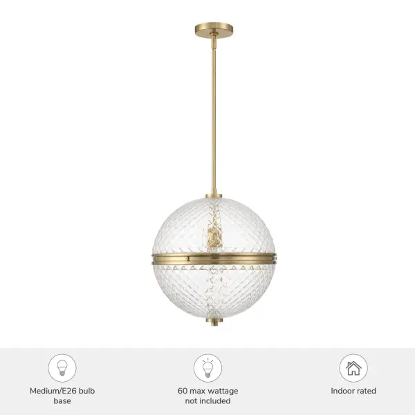 Bay Hollow One Light Pendant in Alturas Gold - Image 3