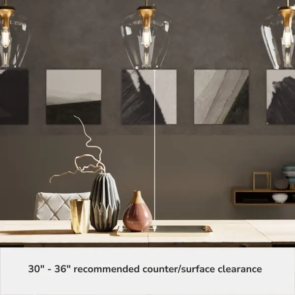 Vidria One Light Pendant in Alturas Gold - Image 17