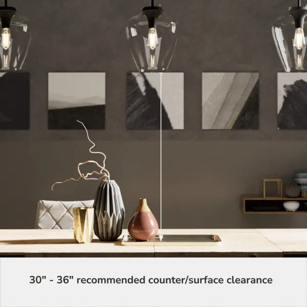 Vidria One Light Pendant in Alturas Gold - Image 18