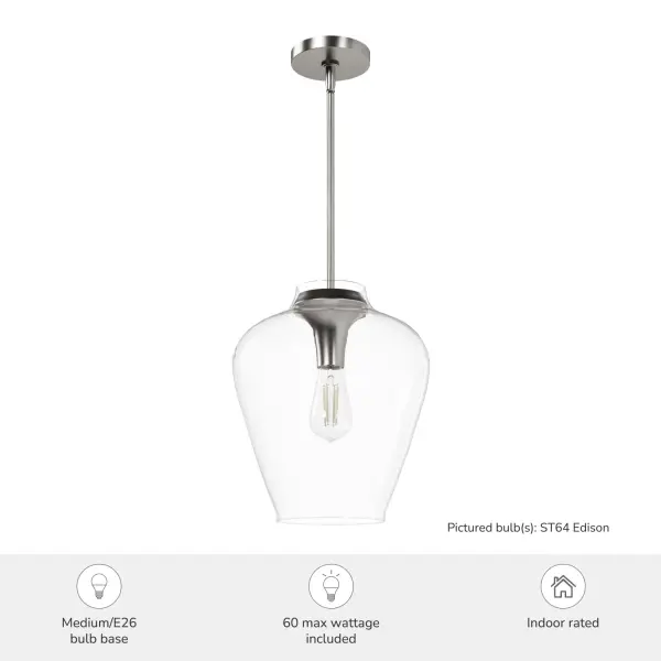 Vidria One Light Pendant in Alturas Gold - Image 7