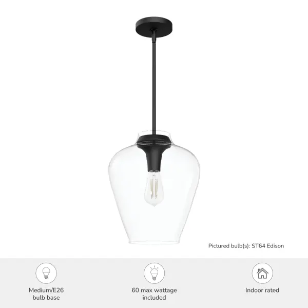 Vidria One Light Pendant in Alturas Gold - Image 9