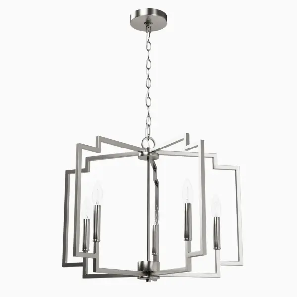 In Brushed Nickel by Hunter from the Zoanne collection