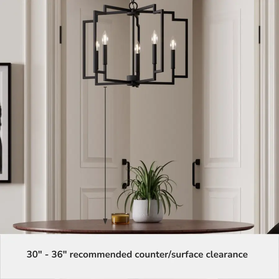 Zoanne Five Light Chandelier in Brushed Nickel - Image 16