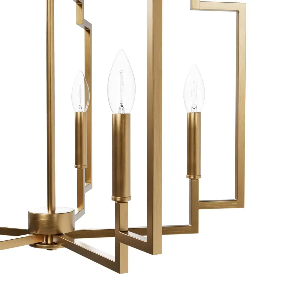 Zoanne Five Light Chandelier in Brushed Nickel - Image 24