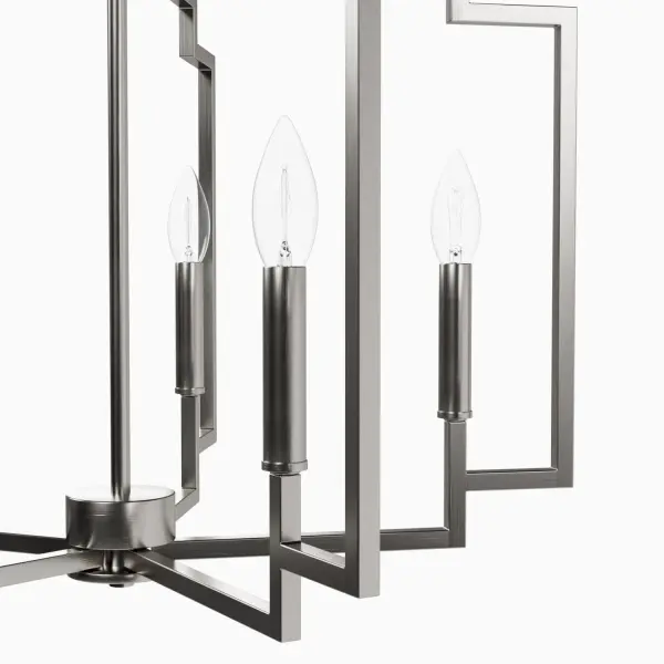 Zoanne Five Light Chandelier in Brushed Nickel - Image 25
