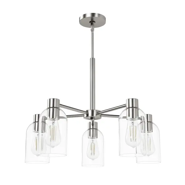In Brushed Nickel by Hunter from the Lochemeade collection