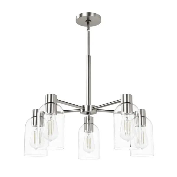Lochemeade Five Light Chandelier in Alturas Gold - Image 21