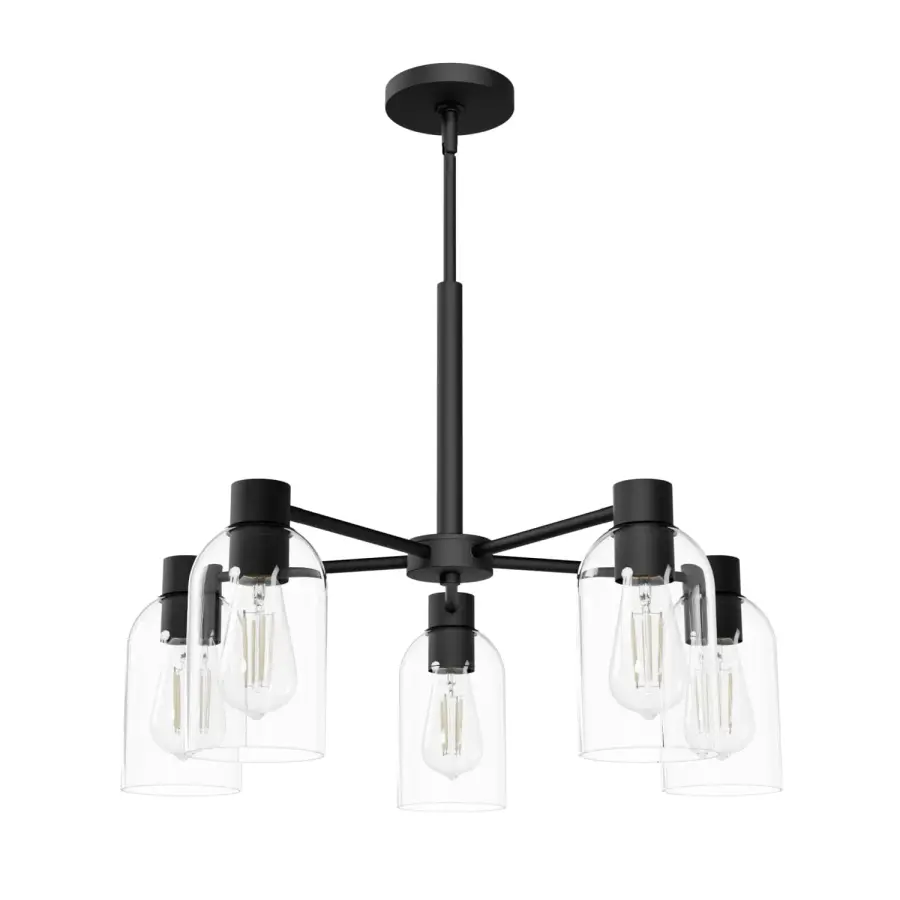 Lochemeade Five Light Chandelier in Alturas Gold - Image 22