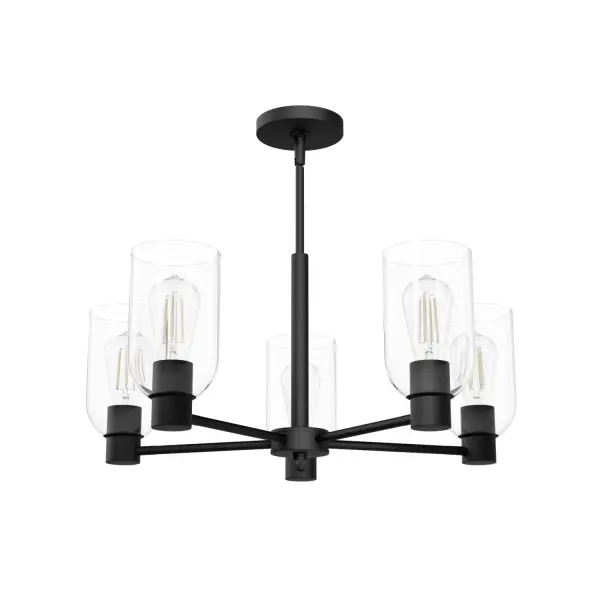 Lochemeade Five Light Chandelier in Alturas Gold - Image 25