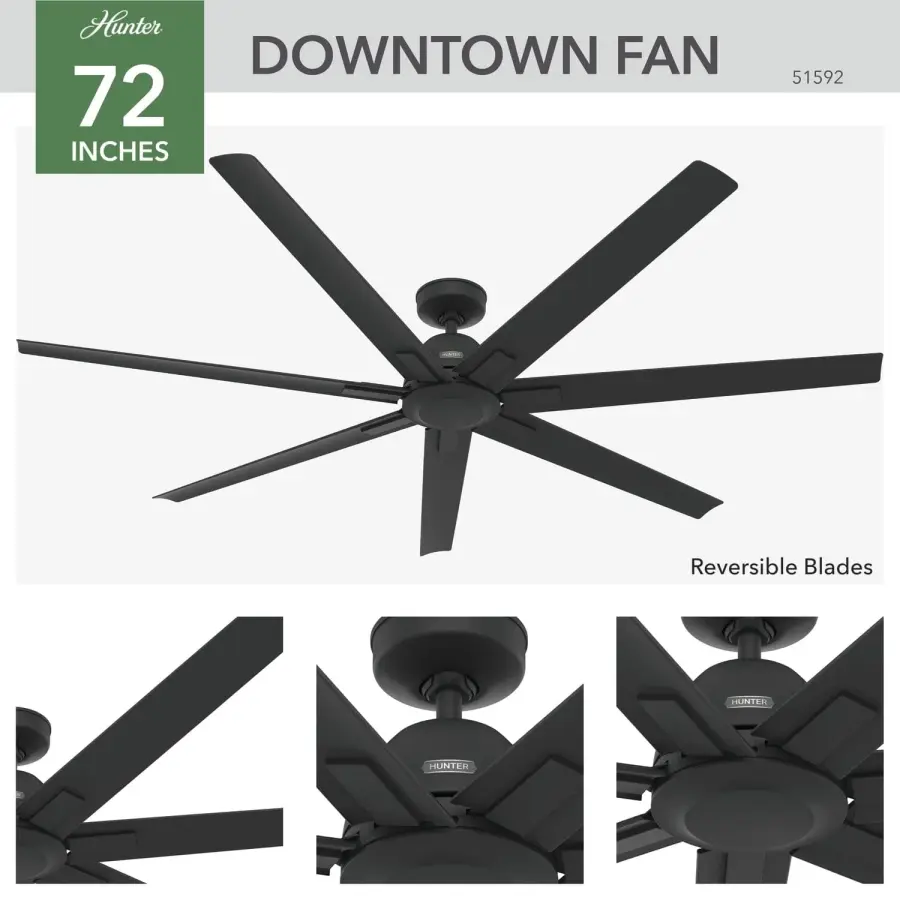 Downtown 72" Ceiling Fan in Bronze - Image 6