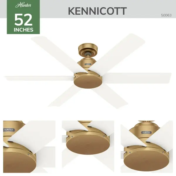 Kennicott 52" Ceiling Fan in Luxe Gold - Image 6
