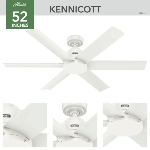 Kennicott 52" Ceiling Fan in Luxe Gold - Image 9