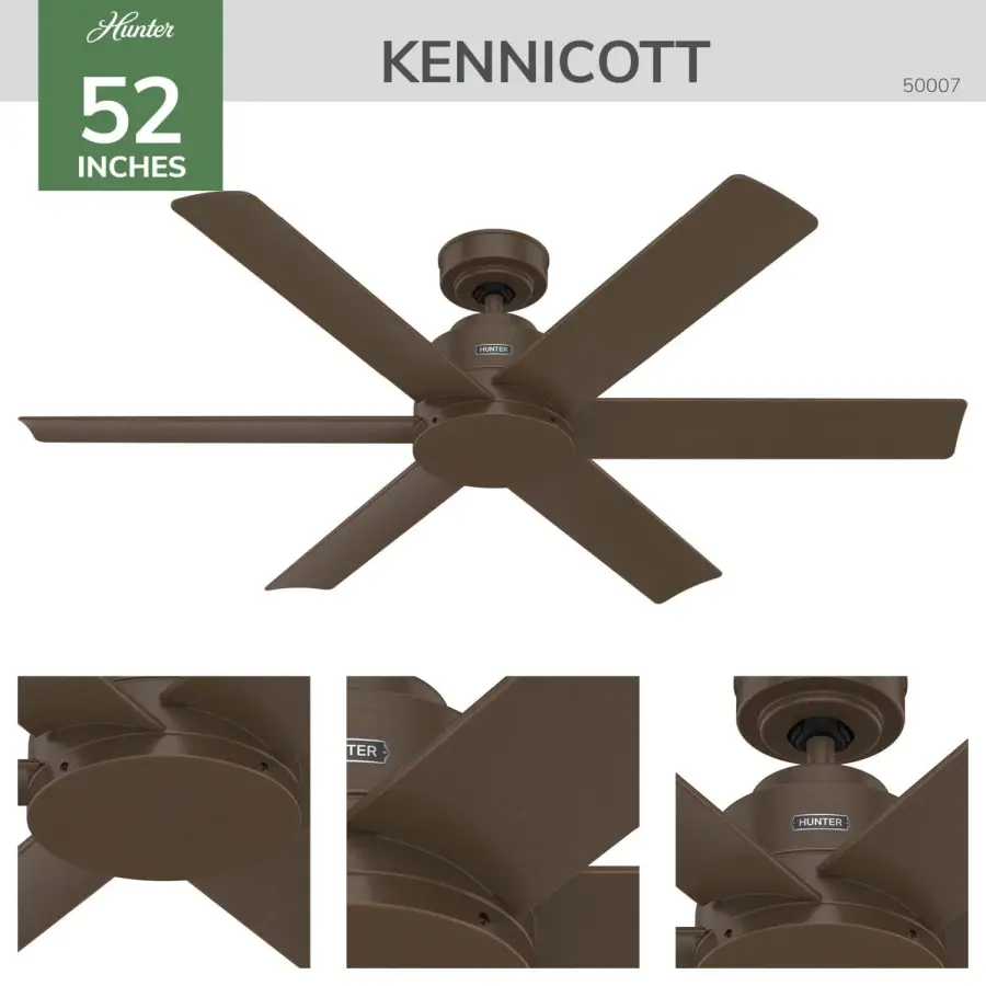 Kennicott 52" Ceiling Fan in Luxe Gold - Image 10